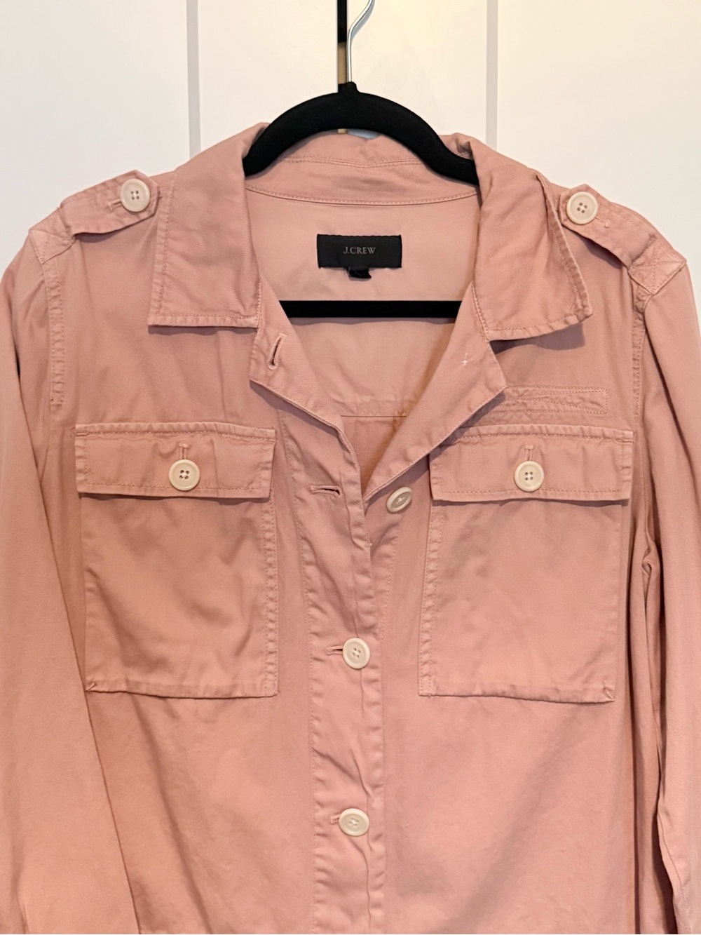 J Crew Utility Button-Front Jacket - Picture 5 of 5